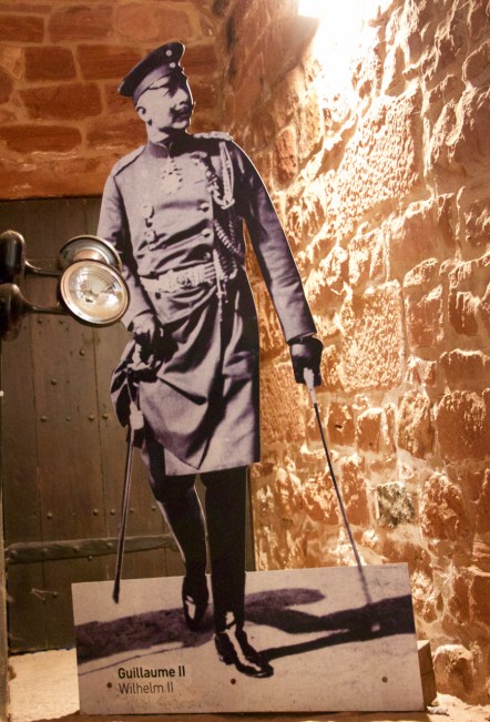 At last returned to the castle he had restored - Kaiser Wilhelm II.